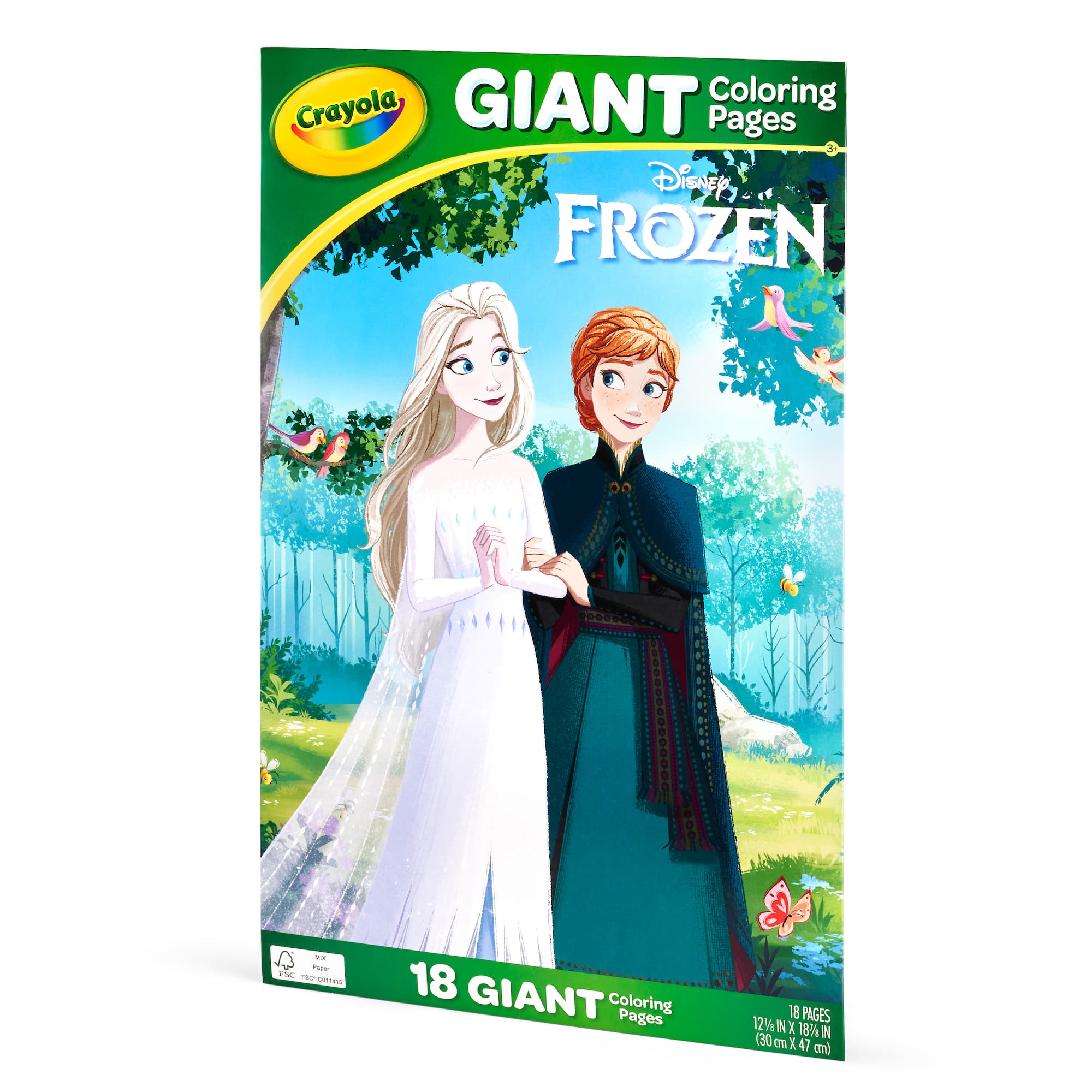 12 Packs: 18 ct. (216 total) Crayola® Disney Frozen 2 Giant Coloring Pages